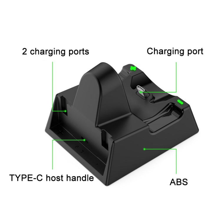 Game Console Handle Stand Charger For Nintendo Switch/Switch Oled/Switch Lite, DSS-100 White, DSS-100 Black