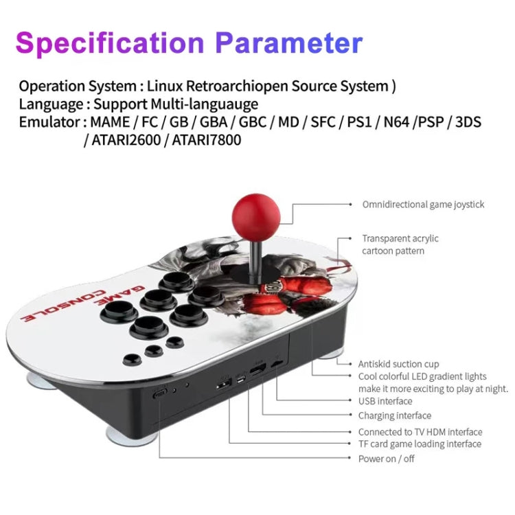 MANTE1 MT6 TV Console Game Joystick Turret HD 4K Game, MT6 2 Persons 32G Built-in 10000 Game, MT6 2 Persons 64G Built-in 15000 Games+for PS1 Game, MT6 3 Persons 32G Built-in 10000 Games+Wireless Handle, MT6 Double Iron Box 32G Built-in 10000 Games     ...