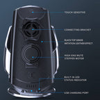 Q3 Infrared Induction Magnetic Car Wireless Charging Phone Bracket with Micro USB + 8 Pin + Type-C / USB-C Magnetic Connector, Q3 Blue, Q3 Red, Q3 Black, Q3 Gold, Q3 Silver