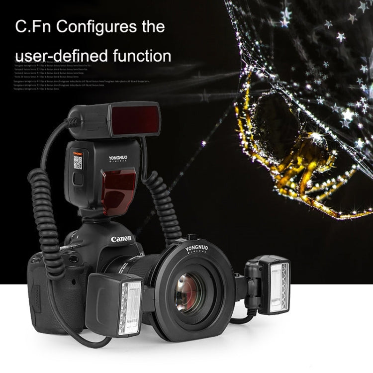 For Canon TTL Oral Insect Insect Teeth Ring Light YONGNUO YN24EX Macro Ring Flash Speedlite, YN24EX