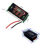 Electric Car Lithium Battery Voltage Power Meter Display Switch, 6-30V, 7-100V
