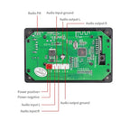 116BT LCD Lyrics Display Bluetooth Module Amplifier MP3 Decoder Board, 116BT