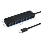 4 Ports Expansion Dock Notebook High Speed HUB, AC3-L43 Type-c/USB-c USB3.0 25cm, AC3-L43 Type-c/USB-c USB3.0 120cm, AC3-L43 Type-c/USB-c USB2.0 25cm, AC3-L43 Type-c/USB-c USB2.0 120cm