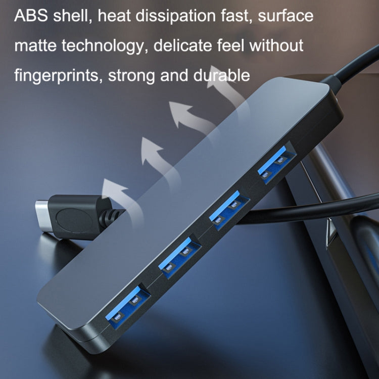 4 Ports Expansion Dock Notebook High Speed HUB, AC3-L43 Type-c/USB-c USB3.0 25cm, AC3-L43 Type-c/USB-c USB3.0 120cm, AC3-L43 Type-c/USB-c USB2.0 25cm, AC3-L43 Type-c/USB-c USB2.0 120cm