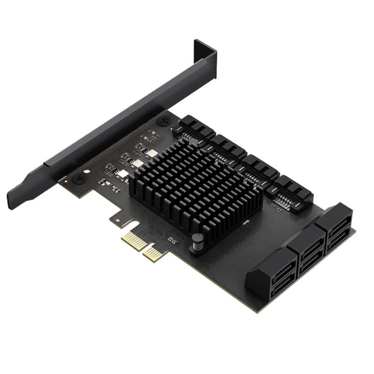 SATA3.0 Rotary Card Computer Desktop Solid State Hard Disk, Style:, PCIE X4 To 5 Ports, PCIE X1 To 8 Ports, PCIE X1 To 10 Ports, PCIE X1 To 16 Ports, PCI-E1 To 4