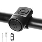 Bicycle 120db Electric Bell 4 Modes Rechargeable Cycling Anti-theft Alarm Horn, 120db