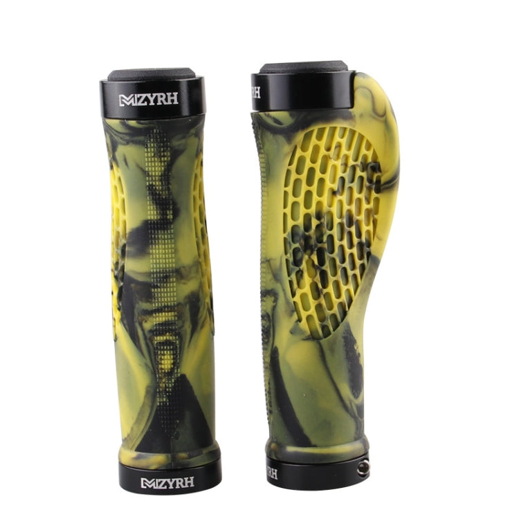 MZYRH 1pair Mountain Bike Bicycle Handlebar Grips Protective Covers, MZYRH Black and Yellow, MZYRH Dark Green, MZYRH  Black and Red, MZYRH  Black and White, MZYRH  Black Blue, MZYRH White and Blue