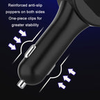 3 In 1 3.1A Dual USB Single Pull Retractable Fast QC3.0 Car Charger, Red, White, Blue, Green, Black