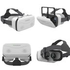 VRSHINECON G15 Helmet Virtual Reality VR Glasses All In One Game Phone 3D Glasses, G15 Black, G15 White