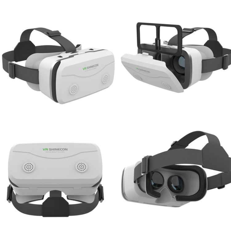 VRSHINECON G15 Helmet Virtual Reality VR Glasses All In One Game Phone 3D Glasses, G15 White, G15 Black