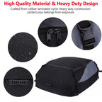 600D Oxford Cloth Car Luggage Bag Outdoor SUV Foldable Roof Bag, S: 105 × 90 × 45cm, M: 130 × 100 × 45cm, L: 160 x 110 x 45cm