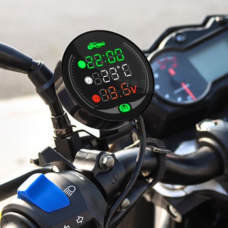 9-24V LED Night Vision Motorcycle Modification Instrument, Morfayer YL-M05 4 In 1 Environmental Temperature Model, Morfayer YL-M05 4 In 1 Water Temperature Model, Morfayer YL-M05 5 In 1 Water Temperature Model                                           ...