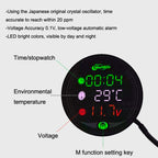 9-24V LED Night Vision Motorcycle Modification Instrument, Morfayer YL-M05 4 In 1 Environmental Temperature Model, Morfayer YL-M05 4 In 1 Water Temperature Model, Morfayer YL-M05 5 In 1 Water Temperature Model                                           ...