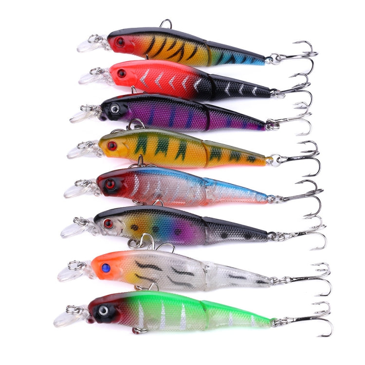 HENGJIA JM010 9cm 7g 2 Sections Bionic Bait With Beads Diving Mino Fake Bait, JM010 9cm 7g 2, JM010 9cm 7g 3, JM010 9cm 7g 4, JM010 9cm 7g 5, JM010 9cm 7g 6, JM010 9cm 7g 7, JM010 9cm 7g 8, JM010 9cm 7g 1