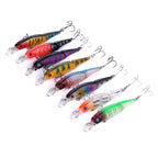 HENGJIA JM010 9cm 7g 2 Sections Bionic Bait With Beads Diving Mino Fake Bait, JM010 9cm 7g 2, JM010 9cm 7g 3, JM010 9cm 7g 4, JM010 9cm 7g 5, JM010 9cm 7g 6, JM010 9cm 7g 7, JM010 9cm 7g 8, JM010 9cm 7g 1