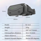 VRSHINECON G13 Virtual Reality VR Glasses Mobile Phone Movie Game 3D Digital Glasses, G13
