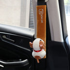 002 Cute Cartoon Thicked Seat Belt Anti-Strangled Protective Cushion, Length:, 30.5cm (Brown Dog), 30.5cm (Beige Dog), 30.5cm (Gray Cat), 30.5cm (Pink Cat), 30.5cm (Gray Fox), 30.5cm (Bear), 23cm (Brown Dog), 23cm (Beige Dog), 23cm (Gray Cat)          ...