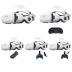 Mobile Phone 3D Virtual Reality VR Game Helmet Glasses With Headset, G02EF, G02EF+B03 Handle, G02EF+S9 Bluetooth Handle, G02EF+S6 Bluetooth Handle, G02EF+B01 Handle