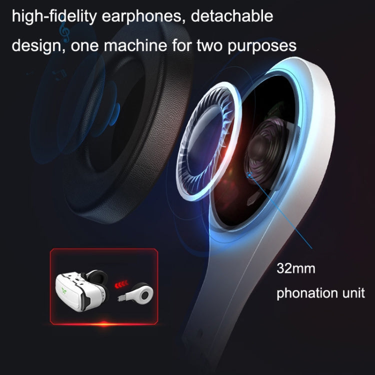Mobile Phone 3D Virtual Reality VR Game Helmet Glasses With Headset, G02EF+S9 Bluetooth Handle, G02EF