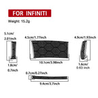 For Infiniti G37/G25/Q60 4pcs /Set Right-Hand Drive Steering Wheel Button Left Cover Sticker, Right-Hand Drive