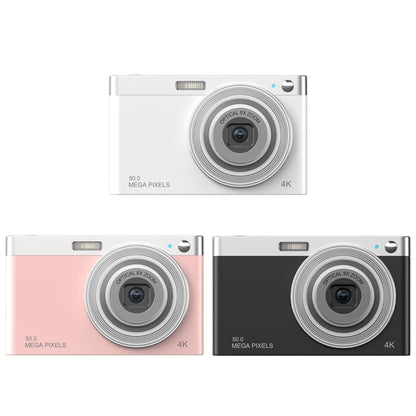 C13 2.88 inch 4K 8X Optical Zoom Telescopic Lens HD Digital Camera, Spec:, White