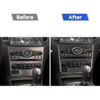 For Infiniti G35/G37/G25/Q60 Console CD AC Switch Panel B Model Sticker