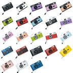 R2-FILM Retro Manual Reusable Film Camera for Children without Film, Black+Black, Black+White, Black+Purple, Black+Pink Purple, Black+Orange Pink, Black+Grass Green, Black+Red, Black+Blue, White+Black, White+Purple, White+Pink Purple, White+Pink Orange...