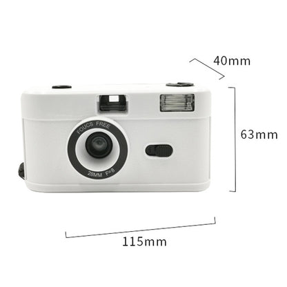 R2-FILM Retro Manual Reusable Film Camera for Children without Film, Black+Black, Black+White, Black+Purple, Black+Pink Purple, Black+Orange Pink, Black+Grass Green, Black+Red, Black+Blue, White+Black, White+Purple, White+Pink Purple, White+Pink Orange...
