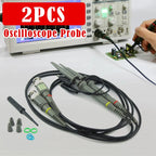 2pcs   P6100 Oscilloscope Probe DC-100MHz BNC Connectors Scope Clip Probe, P6100