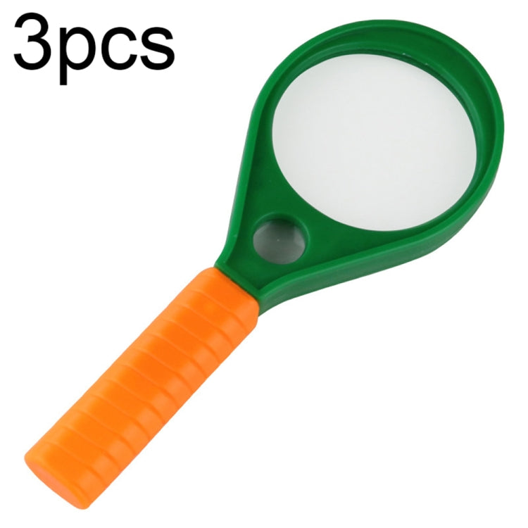3pcs Elderly Reading Handheld Bifocal Magnifier HD Magnifying Glass, 3pcs(75mm), 3pcs(90mm), 3pcs(50mm), 3pcs(60mm)