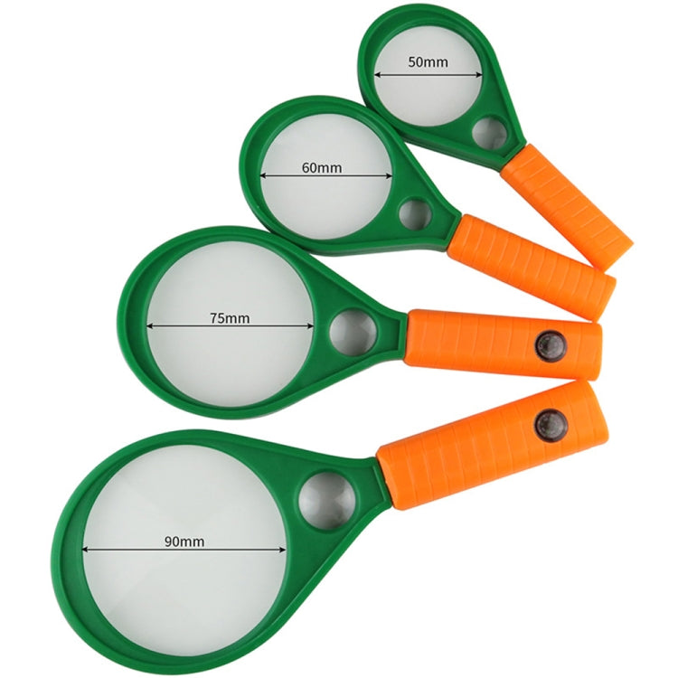 3pcs Elderly Reading Handheld Bifocal Magnifier HD Magnifying Glass, 3pcs(75mm), 3pcs(90mm), 3pcs(50mm), 3pcs(60mm)