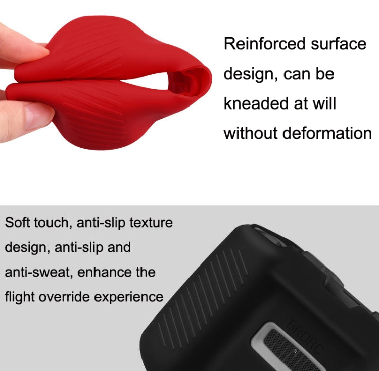 BRDRC DJI-7559 For DJI Mavic 3 / Mini 3 / 3 Pro Remote Control Silicone Protective Cover, For DJI Mavic 3 / Mini 3 / 3 Pro(Black), For DJI Mavic 3 / Mini 3 / 3 Pro(Red), For DJI Mavic 3 / Mini 3 / 3 Pro(Gray)