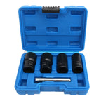 Car Tire Damaged Nut Non-slip Removal Socket Wrench Set, 4 In 1 Wrench Set