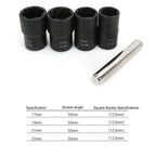 Car Tire Damaged Nut Non-slip Removal Socket Wrench Set, 4 In 1 Wrench Set