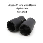 Car Tire Damaged Nut Non-slip Removal Socket Wrench Set, 4 In 1 Wrench Set