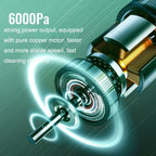 P02 Vehicles / Household High Power Large Suction Portable Wireless Handheld Vacuum Cleaner, P02 Star Black, P02 Dark Night Green