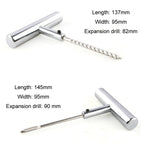 11 In 1 Car Vacuum Tire Leak Repair Needle Rubber Strip Tool Set, 11 in 1