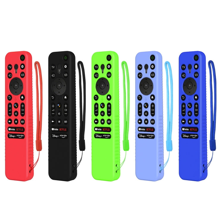 Y56 Voice Remote Silicone Anti-Fall Protective Case For Sony RMF-TX800U/C/P/T/900U, For Sony RMF-TX800U/C/P/T/900U(Blue), For Sony RMF-TX800U/C/P/T/900U(Red), For Sony RMF-TX800U/C/P/T/900U(Luminous Blue), For Sony RMF-TX800U/C/P/T/900U(Luminous Green)