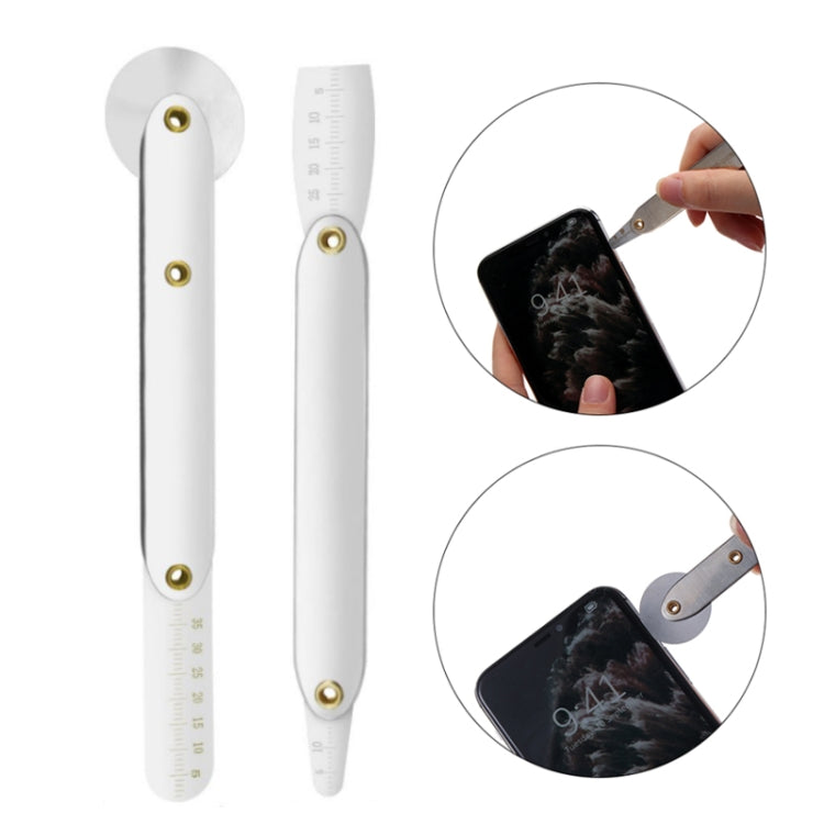 2 In 1 Roller Type Screen Removal Tool Tablet Phone Notebook Screen Separation Cutting Steel Blade, Roller Type
