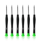 30pcs Color Hat Screw Batch Digital Mobile Phone Clock Maintenance Tool, 1.5 Phillips, 1.5 Straight, 0.8 Five Star, 0.6 Y Shape, T2 Hexagon, T5 Hexagon