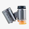 9882(RD) 60X Mini HD Banknote Detection Optical Microscope with LED Light, Color:, Silver, White, Black
