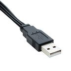 USB to 3 RCA Bus 1 Male 3 Female AV Audio Cable, 25cm, 1.5m