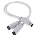PS2 2pcs 1 to 2 Transfer Wiring Industrial Computer with Keyboard Mouse Interface, PS2 1 to 2 Mouse Interface