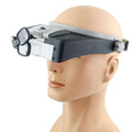 81007-AP LED Light Head-mounted Electronic Repair Tool Magnifying Glass, 81007-AP