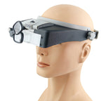 81007-AP LED Light Head-mounted Electronic Repair Tool Magnifying Glass, 81007-AP