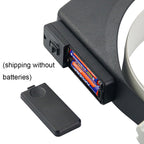 81007-P LED Light Head-Mounted Electronic Repair Tool Magnifying Glass, 81007-P