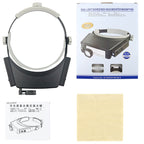 81007-P LED Light Head-Mounted Electronic Repair Tool Magnifying Glass, 81007-P