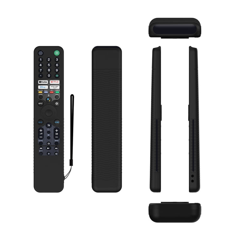 Y52 For Sony RMF/MG3-TX520U Voice Remote Anti-Drop Silicone Protective Cover, For Sony RMF/MG3-TX520U(Black), For Sony RMF/MG3-TX520U(Blue), For Sony RMF/MG3-TX520U(Red), For Sony RMF/MG3-TX520U(Luminous Blue), For Sony RMF/MG3-TX520U(Luminous Green)