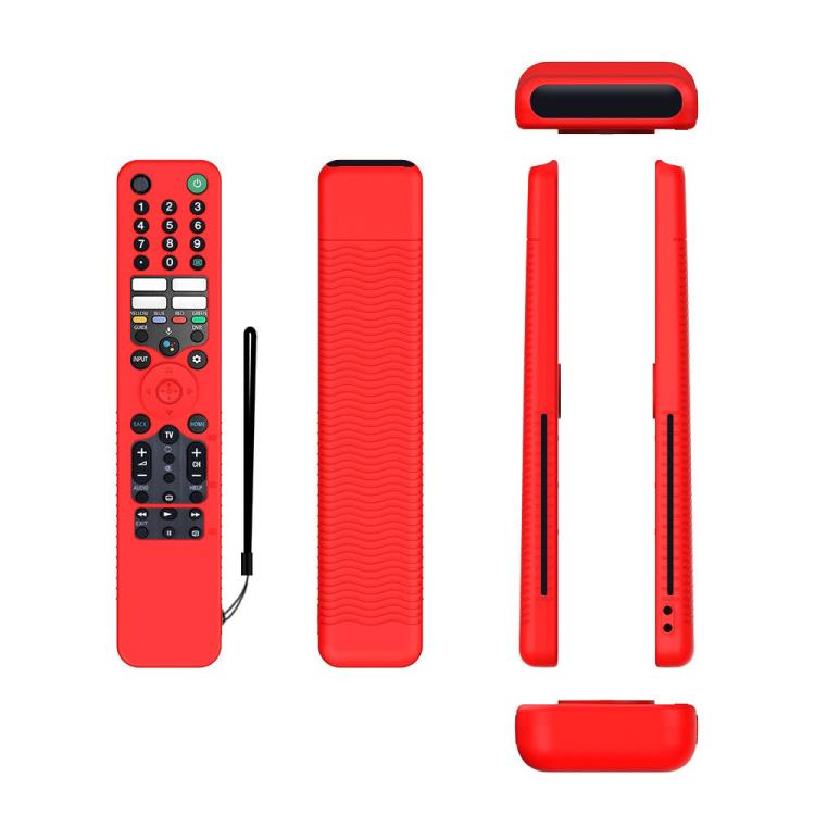 Y52 For Sony RMF/MG3-TX520U Voice Remote Anti-Drop Silicone Protective Cover, For Sony RMF/MG3-TX520U(Luminous Green), For Sony RMF/MG3-TX520U(Black), For Sony RMF/MG3-TX520U(Blue), For Sony RMF/MG3-TX520U(Red), For Sony RMF/MG3-TX520U(Luminous Blue)