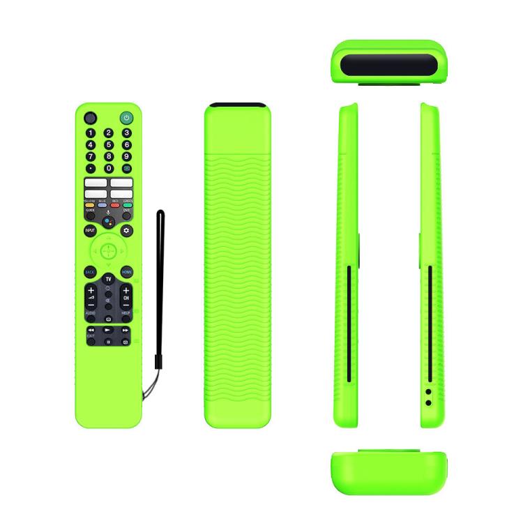 Y52 For Sony RMF/MG3-TX520U Voice Remote Anti-Drop Silicone Protective Cover, For Sony RMF/MG3-TX520U(Luminous Green), For Sony RMF/MG3-TX520U(Black), For Sony RMF/MG3-TX520U(Blue), For Sony RMF/MG3-TX520U(Red), For Sony RMF/MG3-TX520U(Luminous Blue)